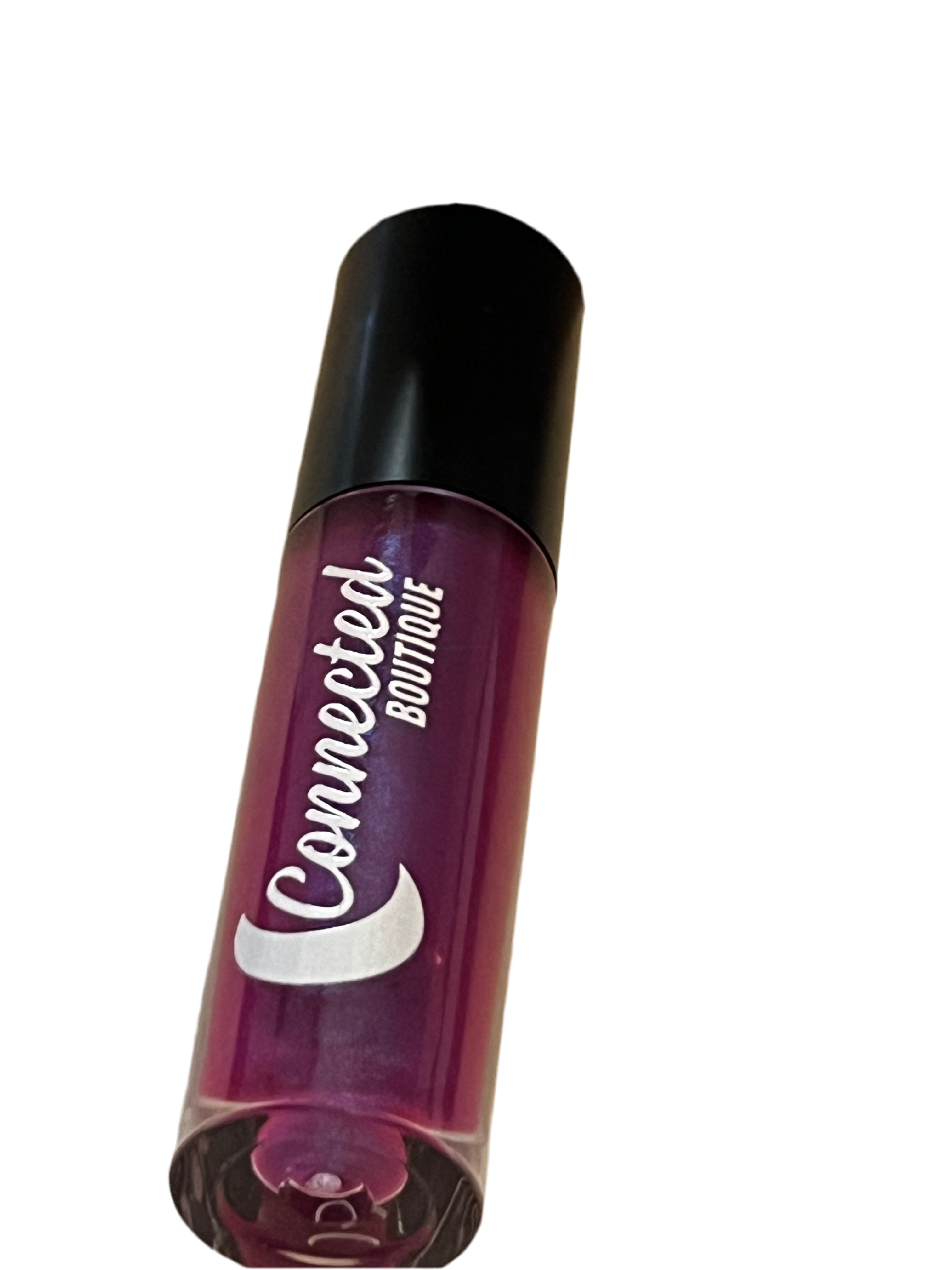 Stargazer -Duochrome Purple‑Pink Shift Hydrating Lip Gloss with Vanilla Scent
