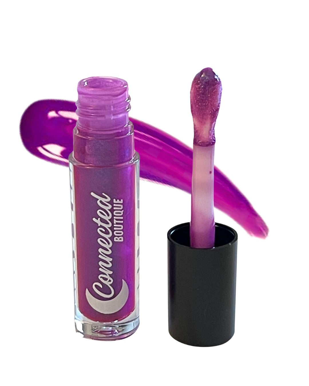 Stargazer -Duochrome Purple‑Pink Shift Hydrating Lip Gloss with Vanilla Scent