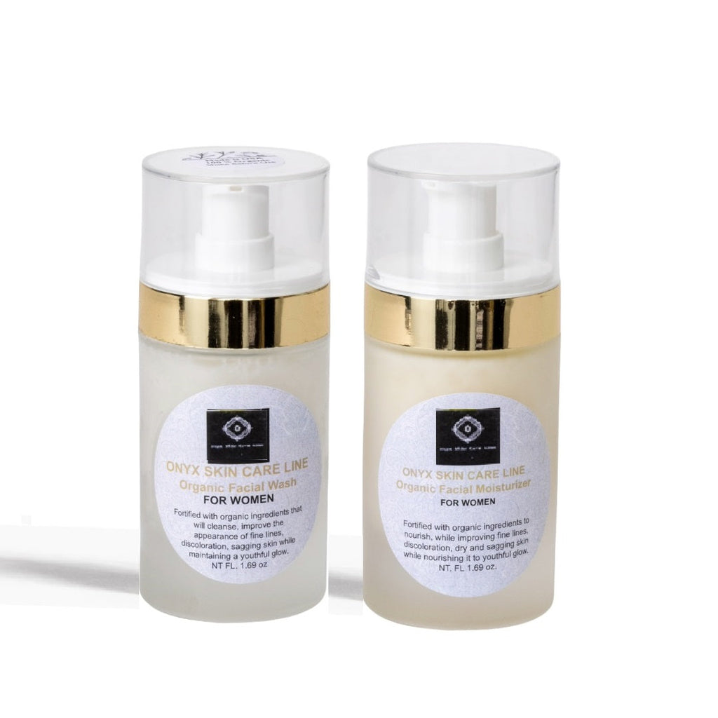 Organic Two-Step Facial Wash & Moisturizer System - for Young Adults/Teens